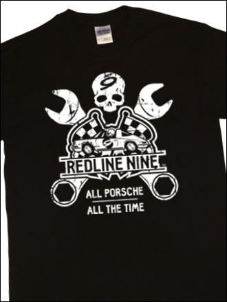 Redline Nine. All Porsche. All the Time. T-Shirt